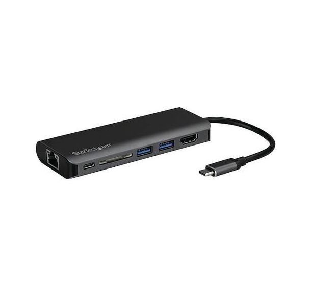Adaptateur multiport USB-C - carte sD HDMI 4K - GbE - 2x USB 3.0