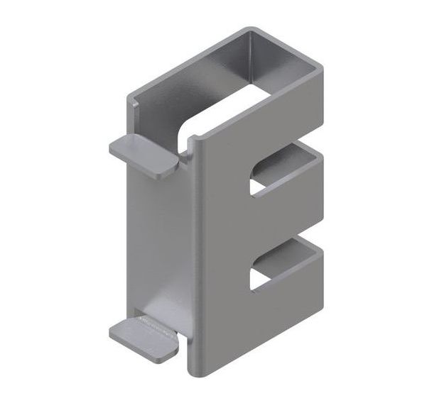 Adaptateur pour clôture mobile pour sangle amarrage