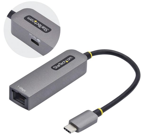 Adaptateur réseau USB-C to Ethernet Adapter, NIC, 1Gbps - StarTech