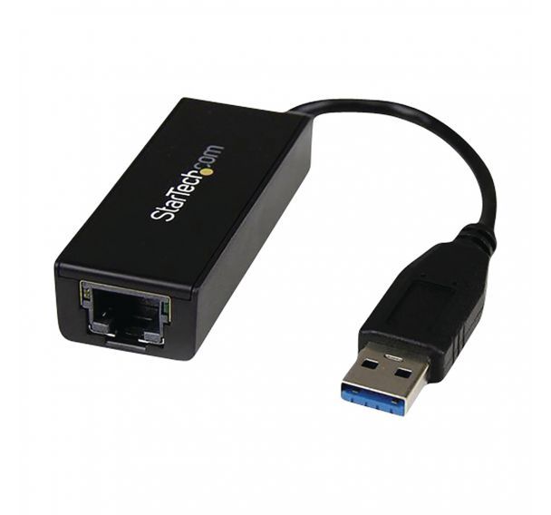 Adaptateur réseau USB 3.0 vers Gigabit Ethernet NIC - M/F - Noir