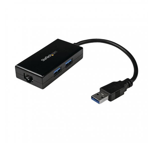 Adaptateur réseau USB 3.0 vers Gigabit Ethernet avec 2 USB 3.0