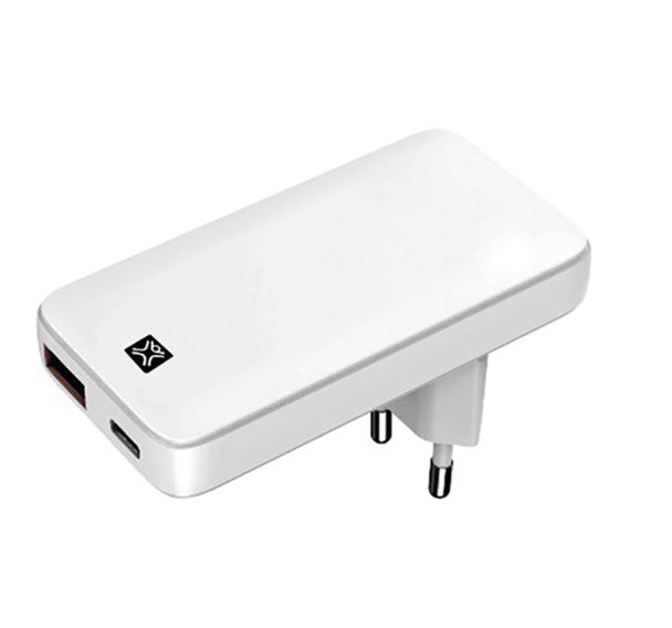 Adaptateur secteur double USB-A et USB-C 38 W - XtremeMac