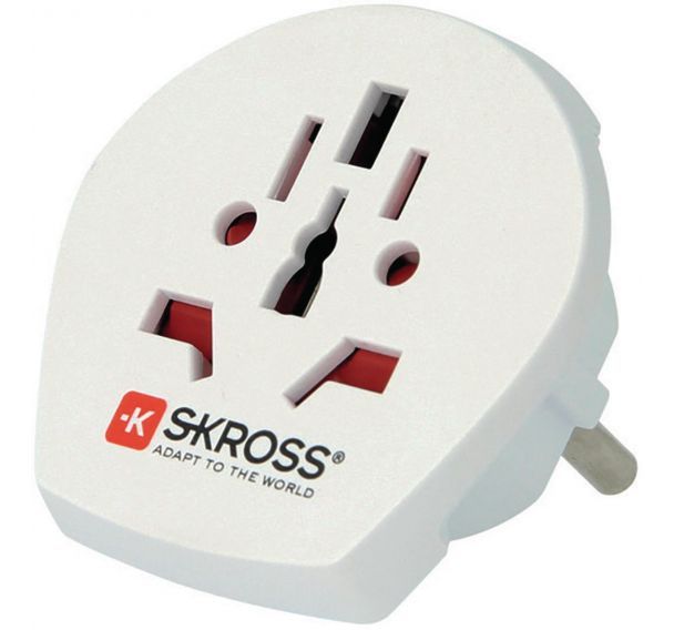 Adaptateur secteur tripolaire Universel