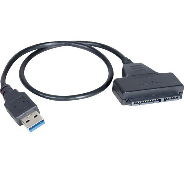 Adaptateur USB 3.0 et SATA 2.5'' SSD-HDD auto-alimenté