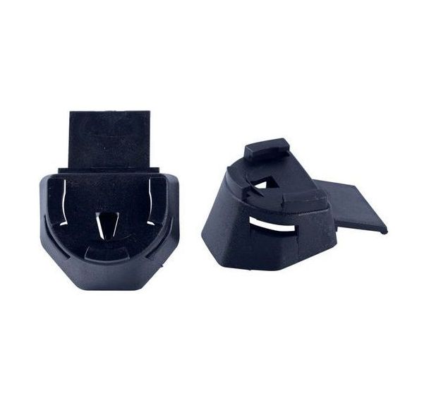 Adaptateurs plastique pour fixer une porte visière