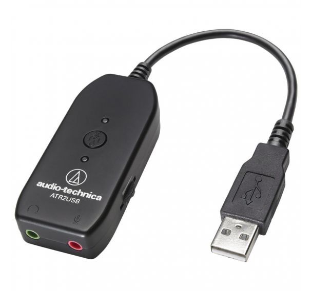 Adapteur double mini-jack vers USB  ATR2x-USB  - Audio Technica