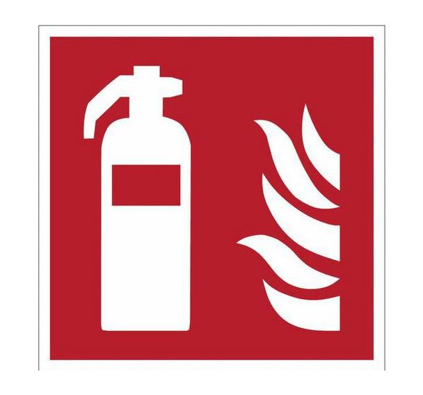 Adhésif de marquage au sol contre incendie F001 - Extincteur - Ergomat