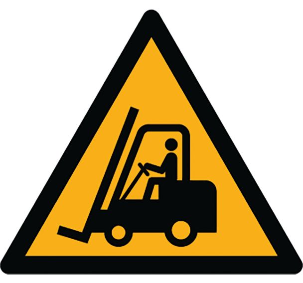 Adhésif de marquage au sol danger W015 - Charges suspendues - Ergomat