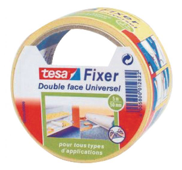 Adhésif double face universel - Multi-usages - Long: 5 m