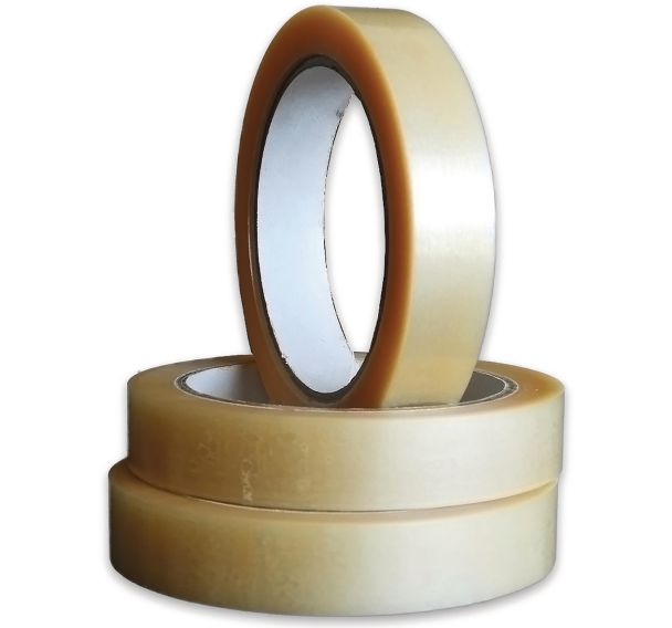 Adhésif polypropylène silencieux transparent – Largeur 19 à 75 mm