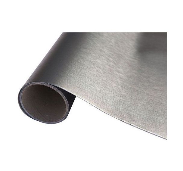 Adhésif rouleau métallic - Platino acier - 1.5m x 45cm