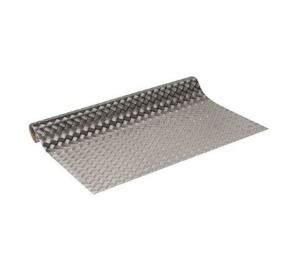 Adhésif rouleau métallic - Riffel argent - 1.5m x 45cm