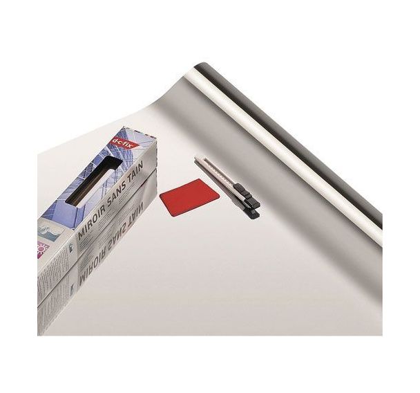 Adhésif rouleau miroir sans tain - 1.5m x 90cm