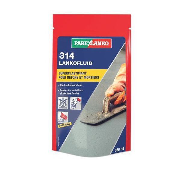 Adjuvant superplastifiant 314 Lankofluid 350 ml