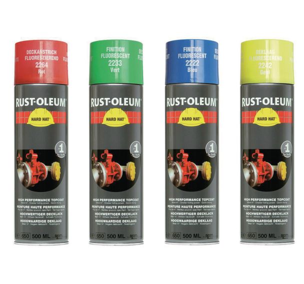 Aérosol de finition Hard Hat fluorescente - Rust-Oleum