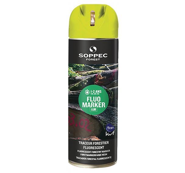 Aérosol de marquage Forestier fluorescent - Fluo Marker® - Soppec
