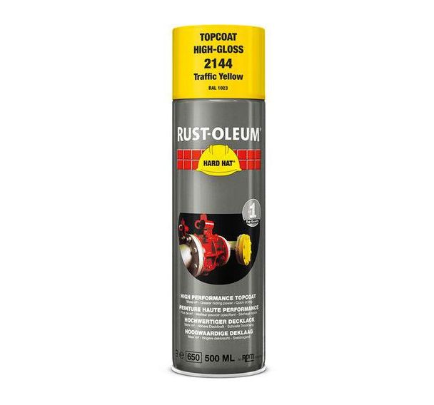 Aérosol de peinture 500ml - jaune signal RAL1023