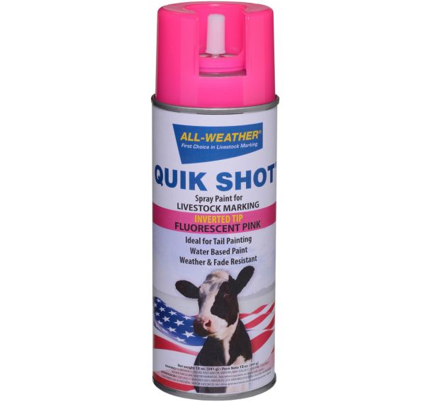 Aérosol de peinture pour bétail - Quik-Shot - All Weather