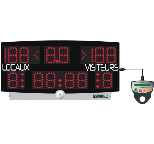 Afficheur Stramatel Multitop outdoor spécial basket 3x3