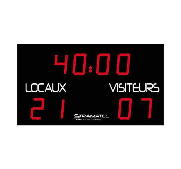 Afficheur stramatel foot/rugby radio-commandé