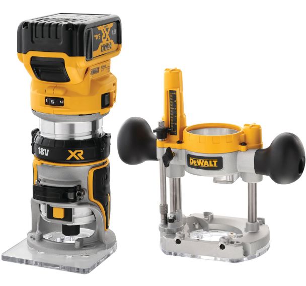 Affleureuse Défonceuse Xr 18V 5Ah Li-Ion Brushless 6-8 Mm