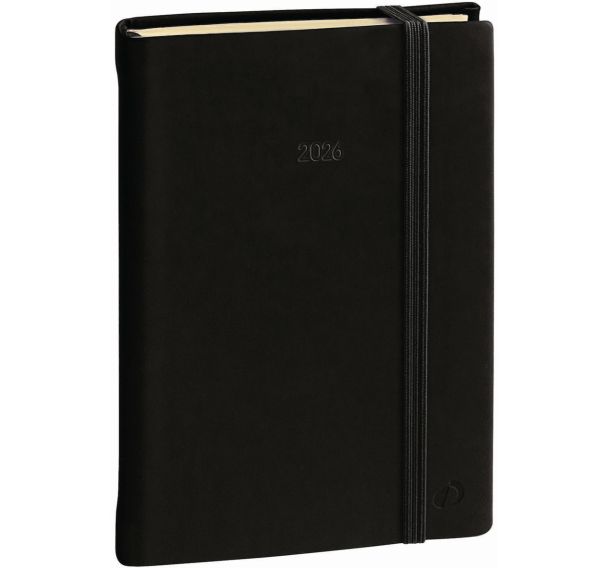 Agenda 2025 PRESIDENT Prestige Silk noir Elast Semainier