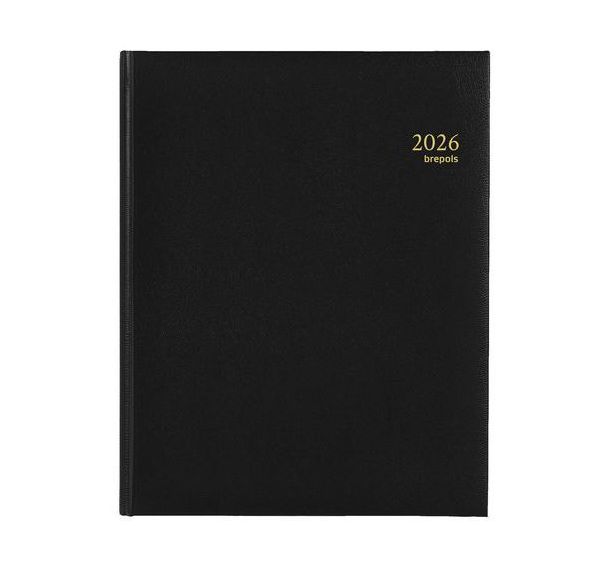 Agenda 2026 Concorde 7 jours 2 pages noir