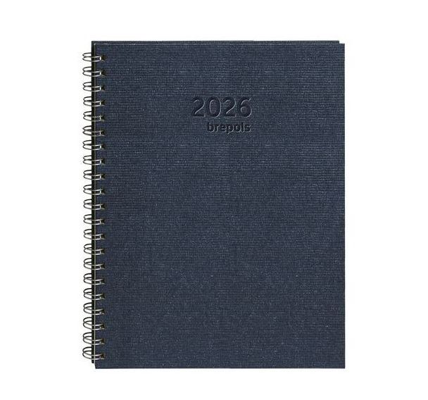 Agenda 2026 Omega Kazar, 7 jours par 2 page Wire-O