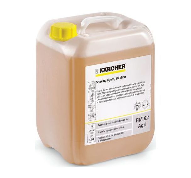 Agent de trempage, alcalin RM 92 AGRI - Karcher