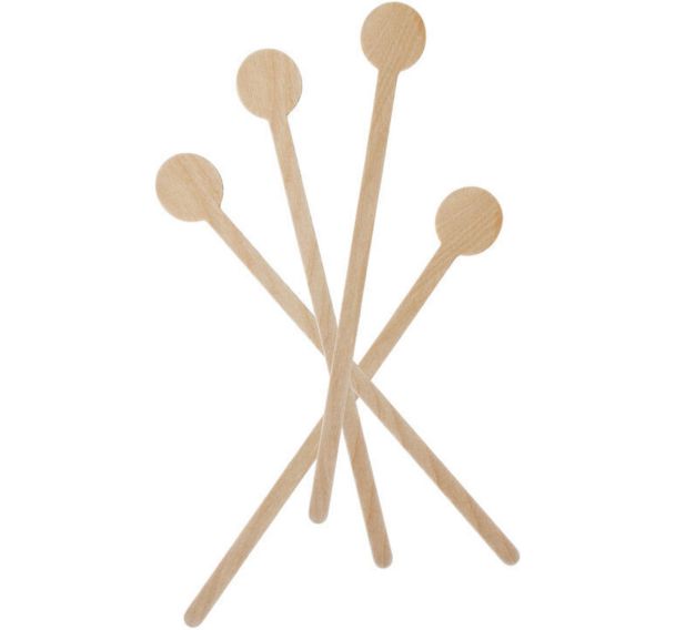 Agitateur à cocktail en bois