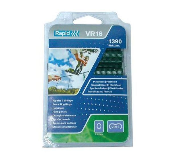 Agrafe grillage vr16 plastifiée boite de 400