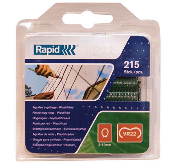 Agrafe grillage vr22 plastifiée boite de 215