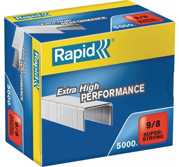 Agrafes 9 galvanisées SuperStrong - Boîte de 5000