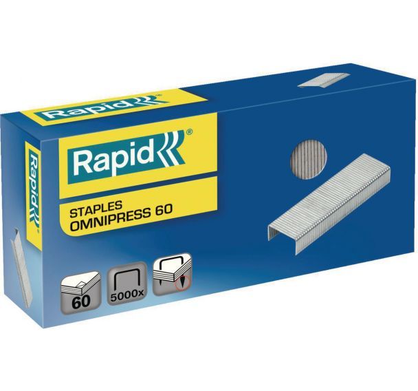 Agrafes Rapid Omnipress 60. Boîte de 5000