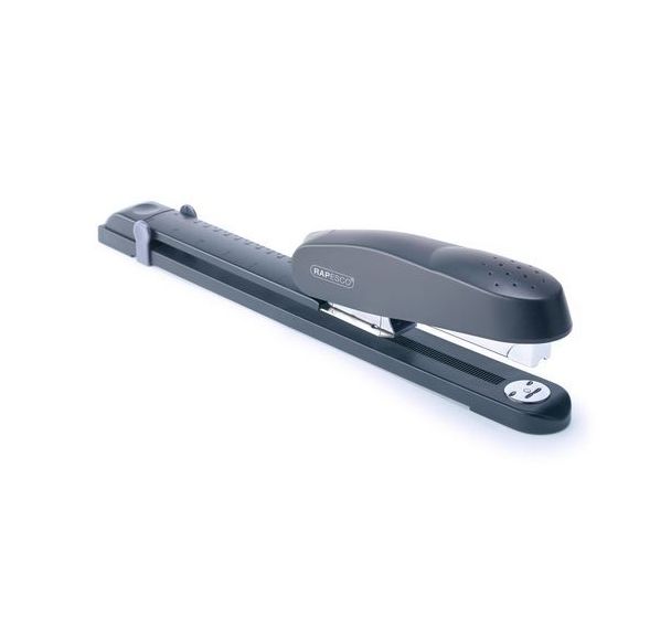 Agrafeuse long bras recyclée gris 24/8 - 50 feuilles