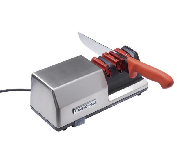 Aiguiseur électrique affûtage en 3 biseaux successifs