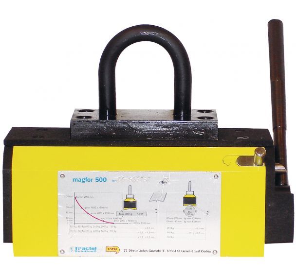Aimant de levage permanent - Force 100 à 1000 kg