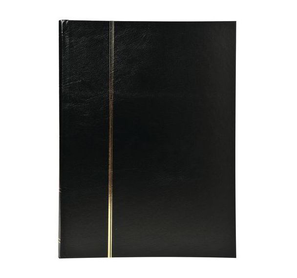 Album de timbres simili-cuir pages noires