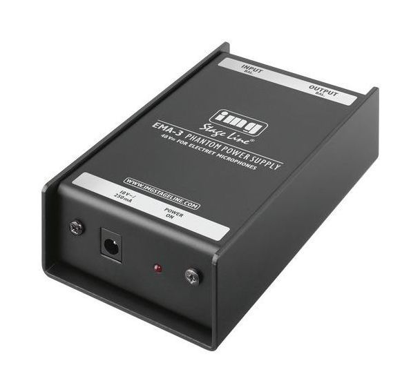Alimentation Fantôme 48V secteur Stage Line EMA-3