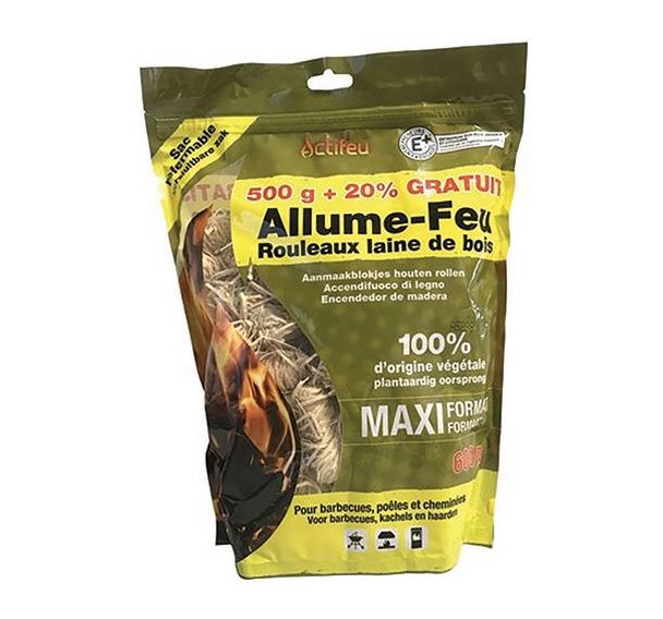 Allume feu laine de bois - 500 g