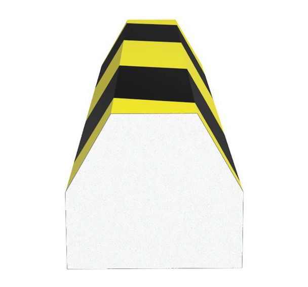 Amortisseur de choc conique - Noir/Jaune - Ergomat