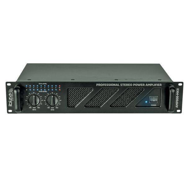 Amplificateur de Sono AMP800-MKII 2 x 600W - Ibiza Sound