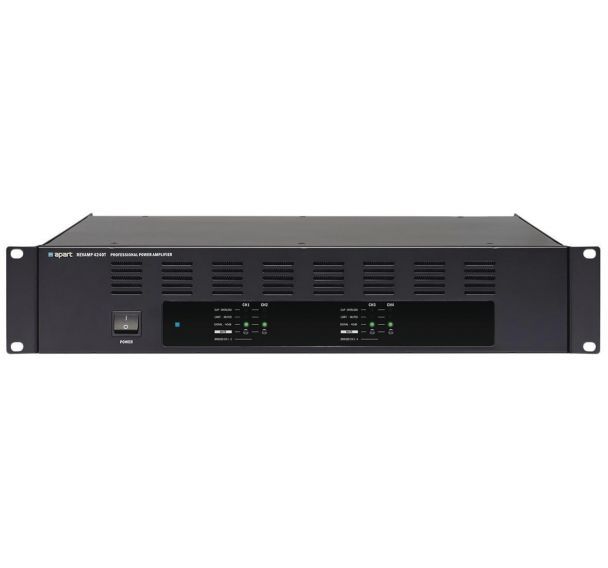 Amplificateur de puissance numérique 4 canaux pontable Apart
