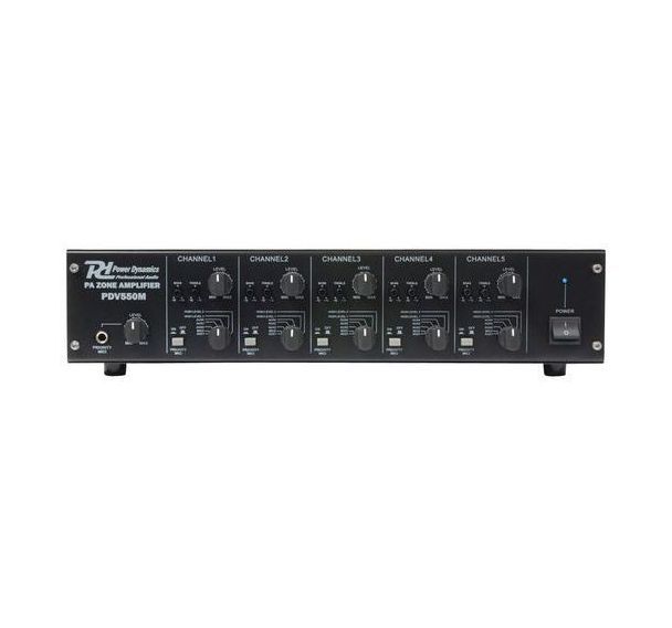 Amplificateur matriciel 5 zones 5x50 W/100 V - PDV550M