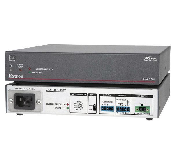 Amplificateurs audio mono 100V EXTRON XPA 2001 200W/100V