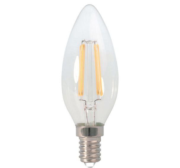 Ampoule E14.B35.4W.4000K dimmable transparent