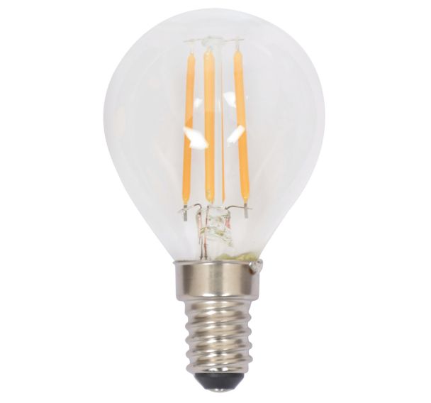 Ampoule E14.P45.4,1W.2700K dimmable transparent