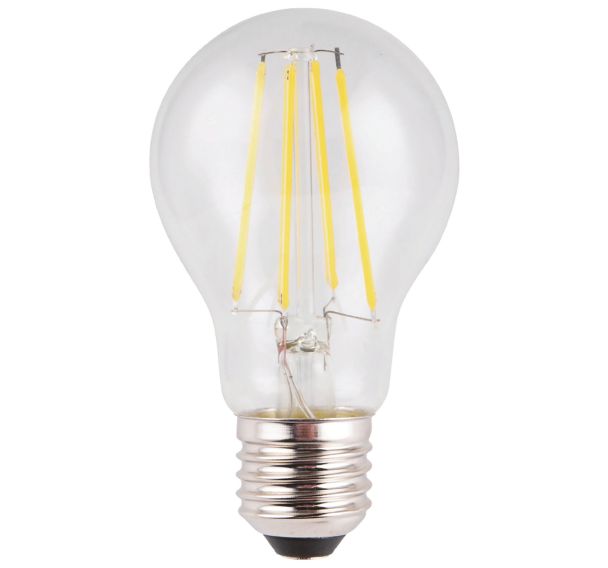 Ampoule E27.A60.8W.4100K transparent