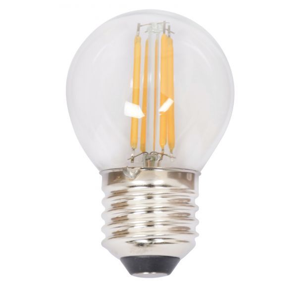 Ampoule E27.P45.4,1W.2700K dimmable transparent