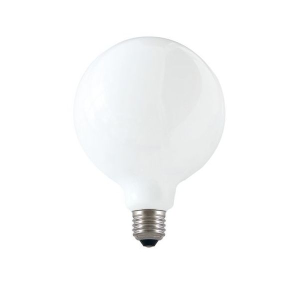 Ampoule à filament LED opale 18W globe G125 E27 - Velamp
